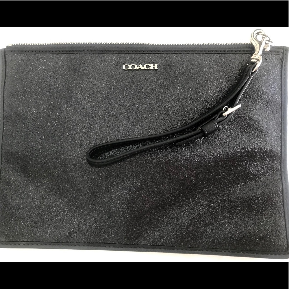 Coach Legacy Flap Glitter Clutch